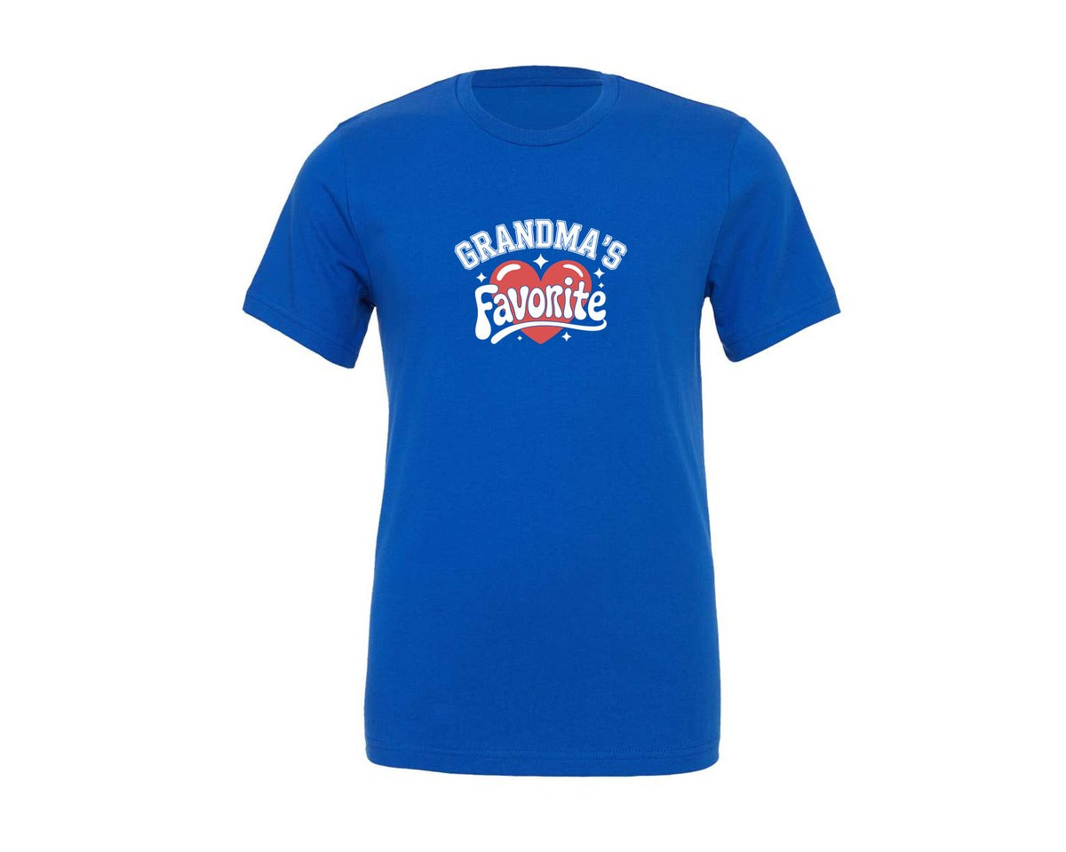 brand:Generic|color:True Royal Blue|Grandmas Favorite Graphic T-Shirt