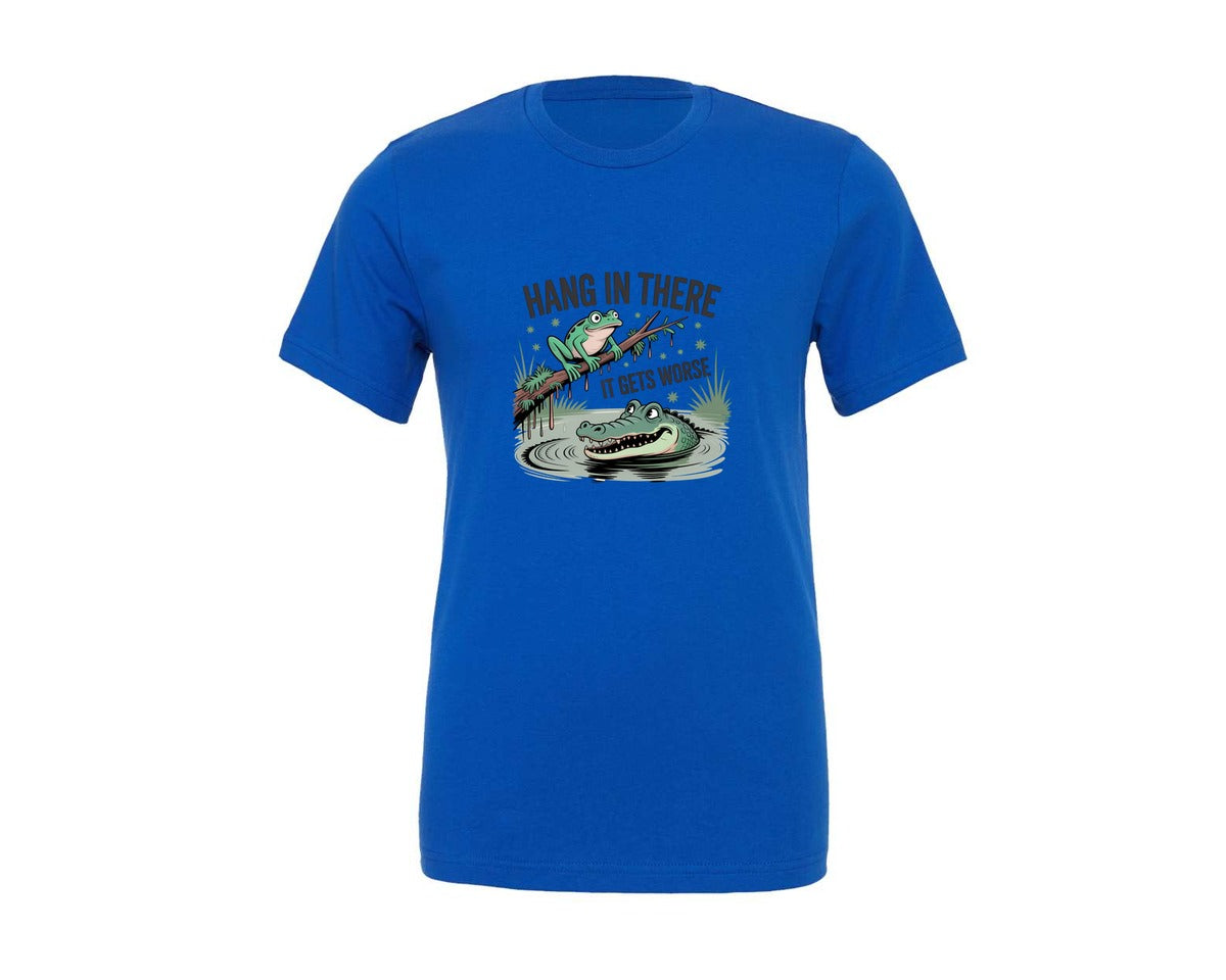 brand:Generic|color:True Royal Blue|Sarcastic Humor Amphibian Reptile Graphic T-Shirt