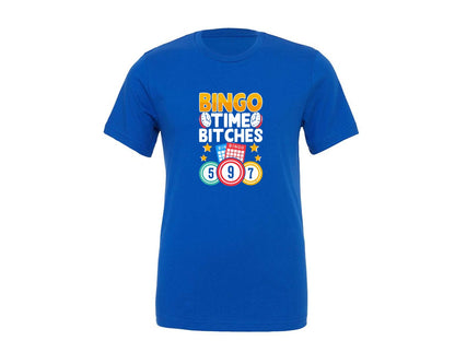 brand:Generic|color:True Royal Blue|Casino Vintage Bingo T Shirt Design 95 Graphic T-Shirt