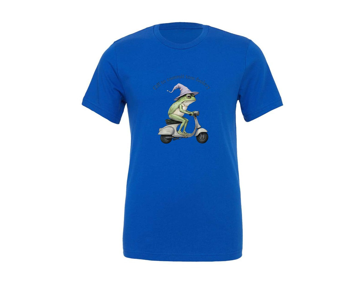 brand:Generic|color:True Royal Blue|Funny Frog Cartoon T Shirt Graphic T-Shirt
