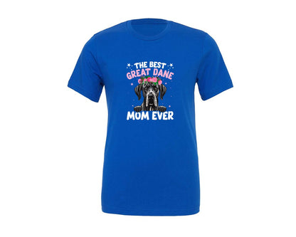 brand:Generic|color:True Royal Blue|The Best Great Dane Mom Ever 2 Graphic T-Shirt