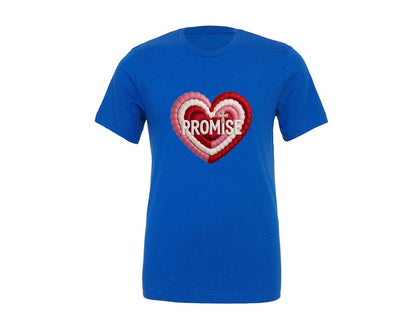brand:Generic|color:True Royal Blue|Knitted Christian Valentine 2 Graphic T-Shirt
