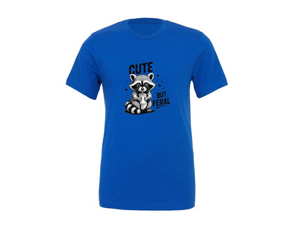 brand:Generic|color:True Royal Blue|Cute But Feral Funny Sarcastic Snark 2 Graphic T-Shirt