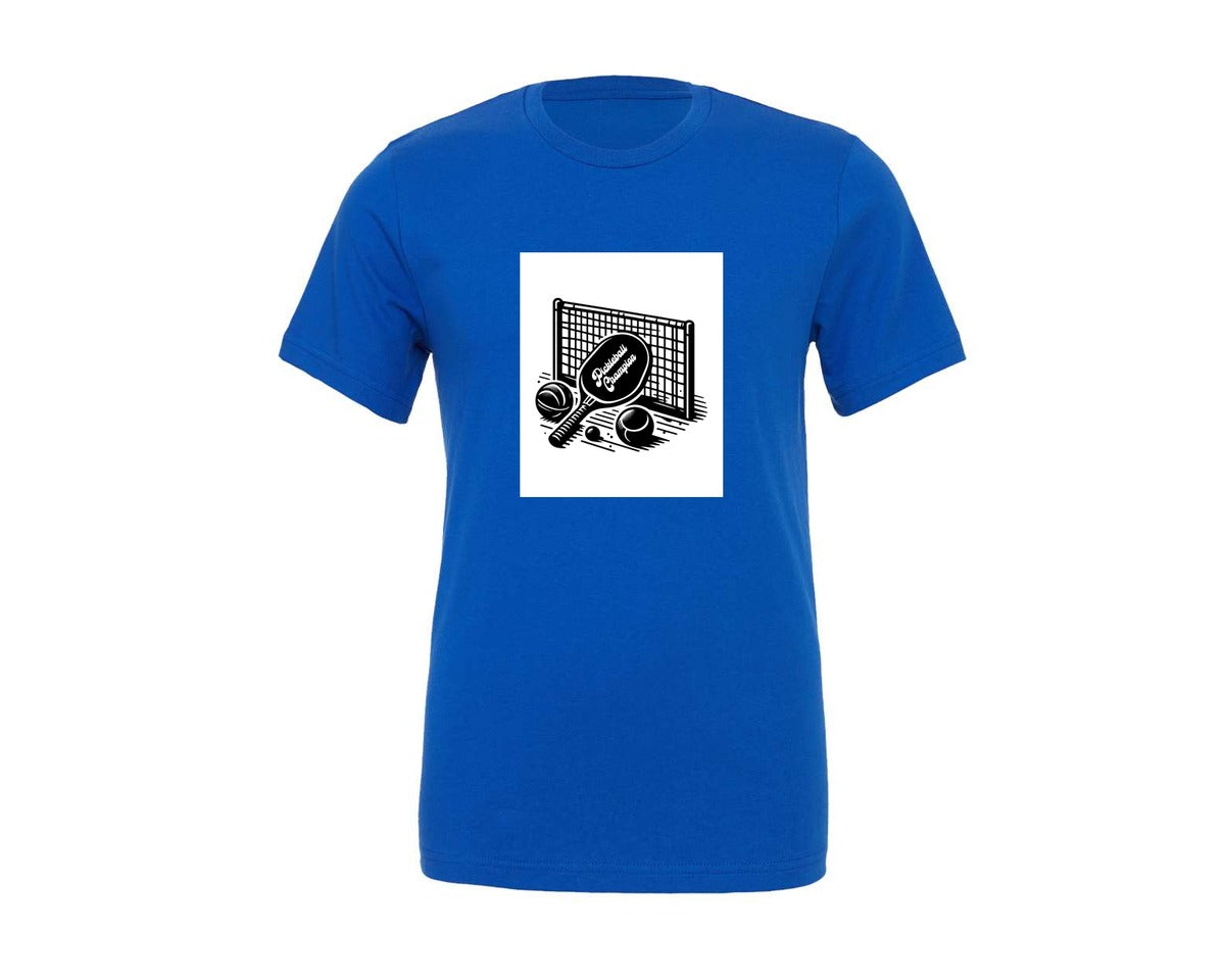 brand:Generic|color:True Royal Blue|Pickleball Court T Shirt Design 4 Graphic T-Shirt
