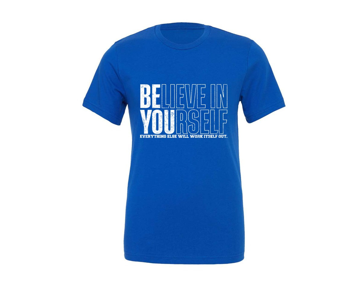 brand:Generic|color:True Royal Blue|Uplifting Motivational Design Ins Graphic T-Shirt