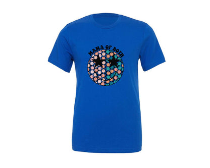 brand:Generic|color:True Royal Blue|Mama Of Both Mothers Day 4 Graphic T-Shirt