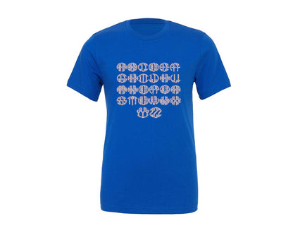 brand:Generic|color:True Royal Blue|Heart Cheetah Bow Monogram Graphic T-Shirt