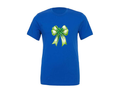 brand:Generic|color:True Royal Blue|St Patricks Day Bow 5 Graphic T-Shirt