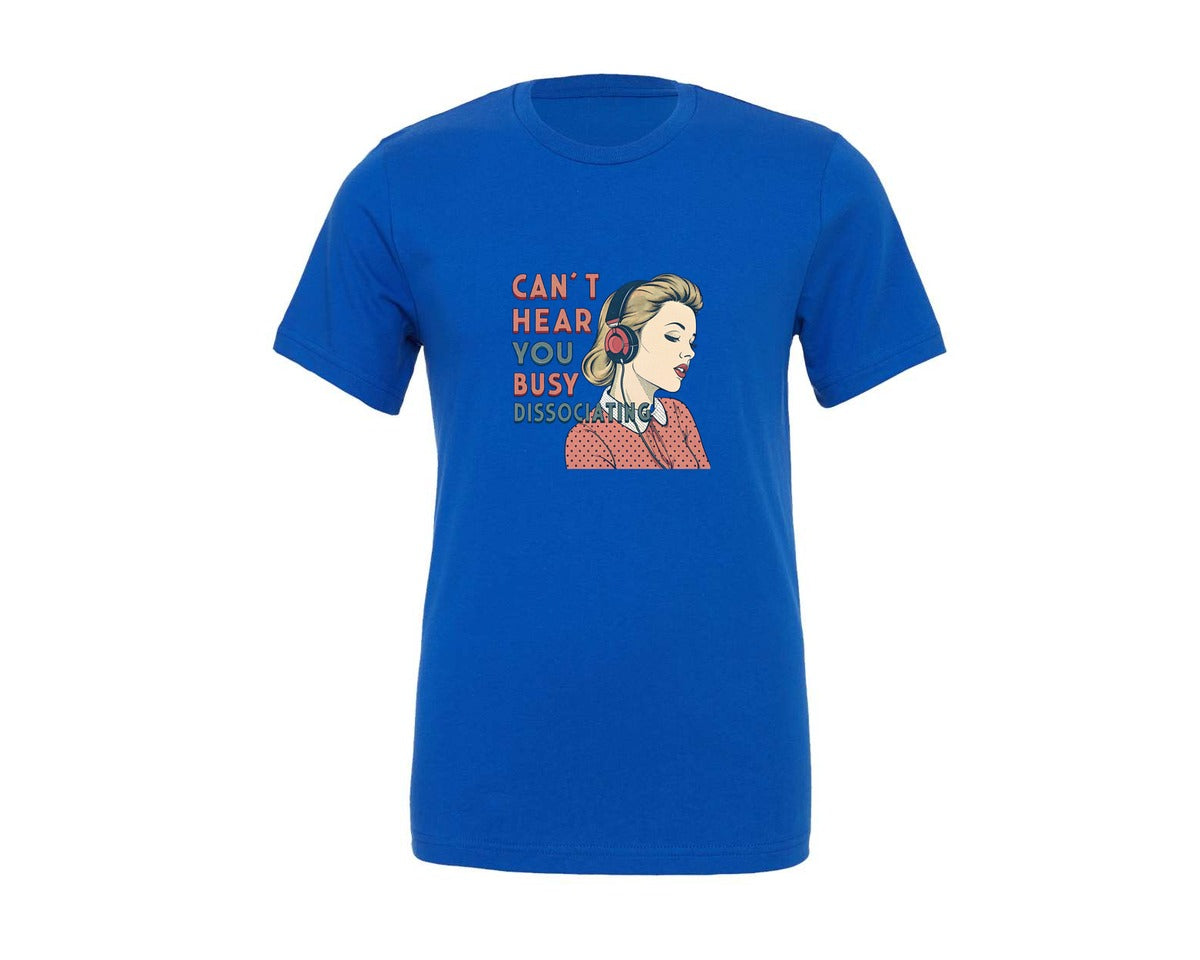 brand:Generic|color:True Royal Blue|Retro Housewife Sarcastic Women Bund Graphic T-Shirt