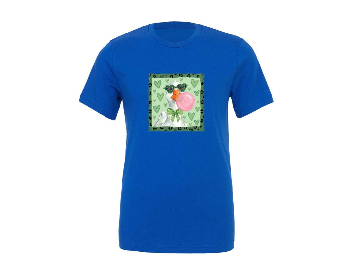 brand:Generic|color:True Royal Blue|Cute St Patricks Day Goose 3 Graphic T-Shirt