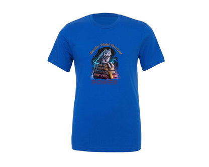 brand:Generic|color:True Royal Blue|Fantasy Book Graphic T-Shirt