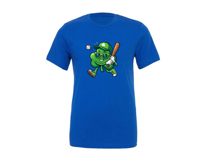 brand:Generic|color:True Royal Blue|Shamrock Baseball St Patricks Graphic T-Shirt