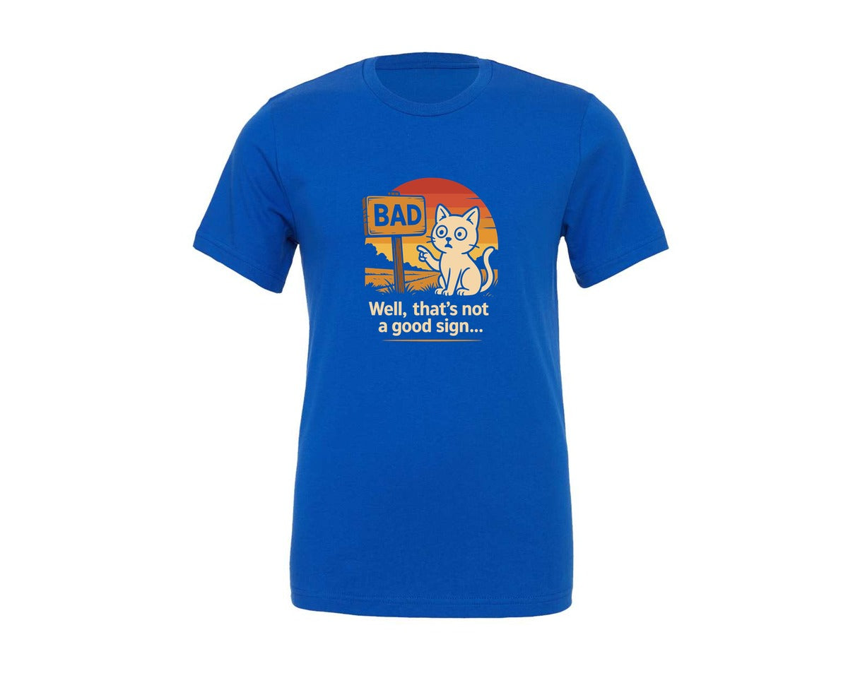 brand:Generic|color:True Royal Blue|Easily Distracted By Cats 2 Graphic T-Shirt