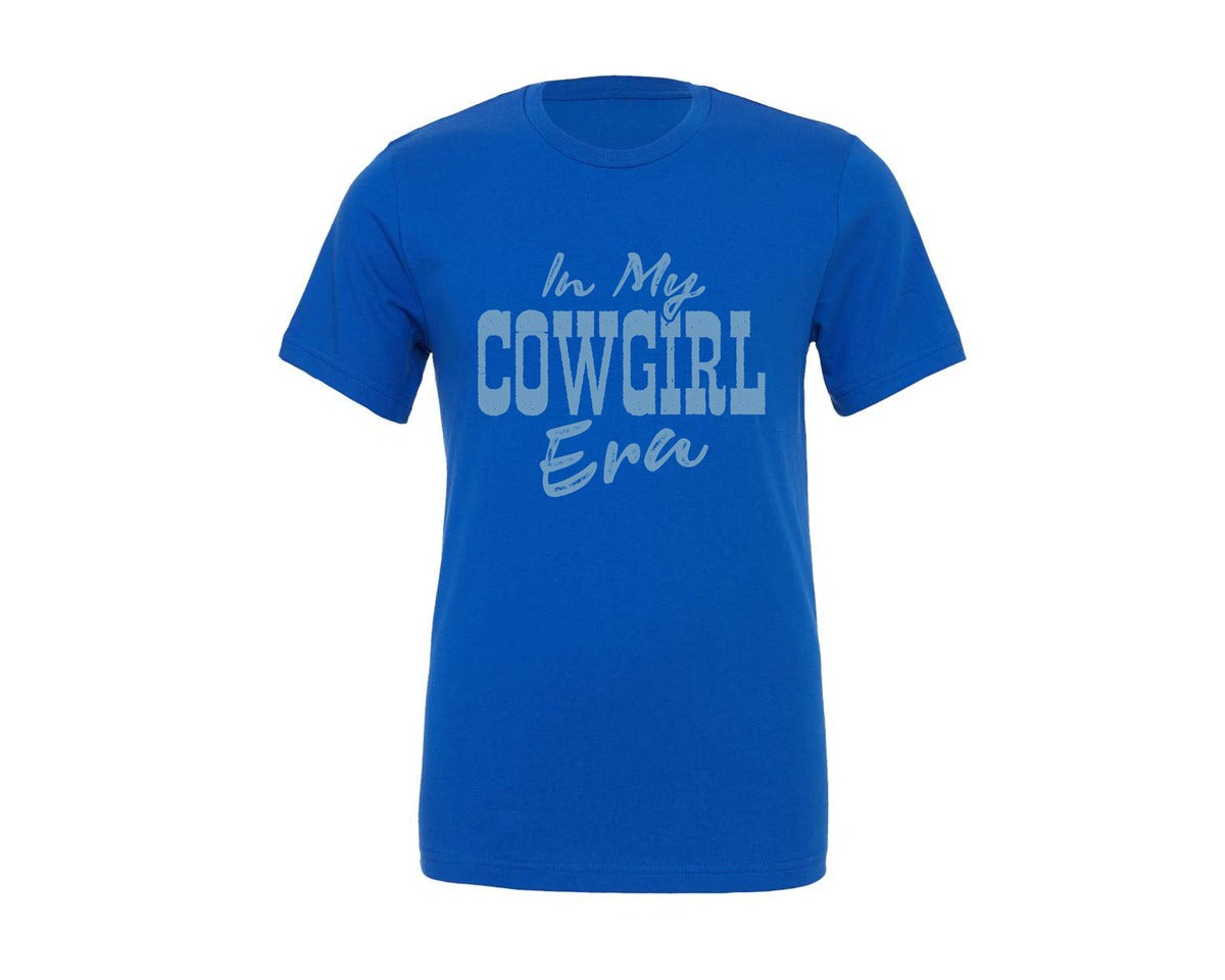 brand:Generic|color:True Royal Blue|Western Cowgirl 7 Graphic T-Shirt