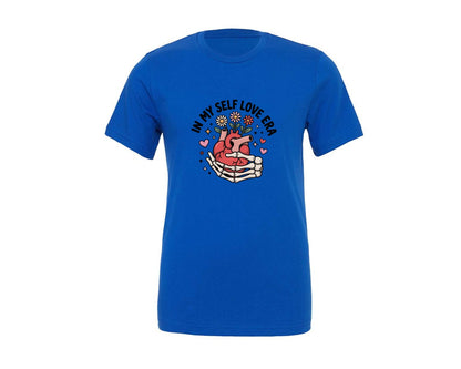 brand:Generic|color:True Royal Blue|Self Love Era Retro Valentines 6 Graphic T-Shirt