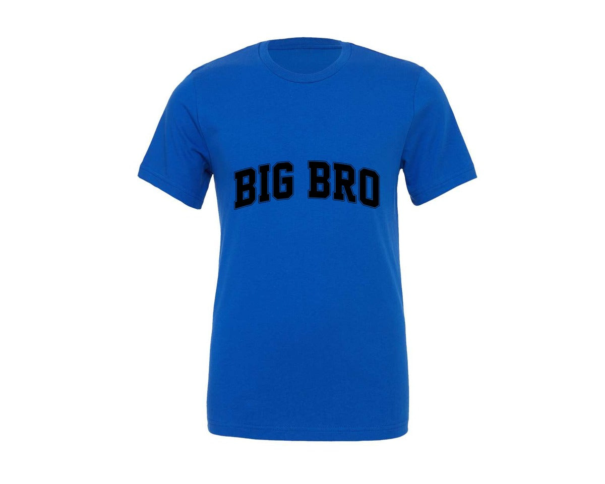 brand:Generic|color:True Royal Blue|Big Bro Retro Varsity Graphic T-Shirt