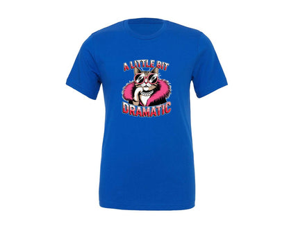 brand:Generic|color:True Royal Blue|Sarcastic Cat Graphic T-Shirt