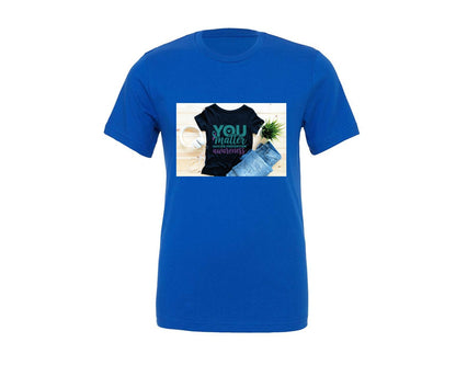 brand:Generic|color:True Royal Blue|Suicide Prevention Awareness 8 Graphic T-Shirt