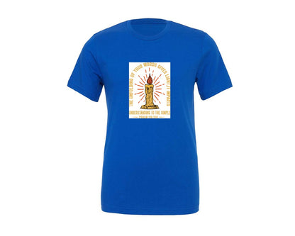 brand:Generic|color:True Royal Blue|Christian Quotes T Shirt Bible Verse Graphic T-Shirt