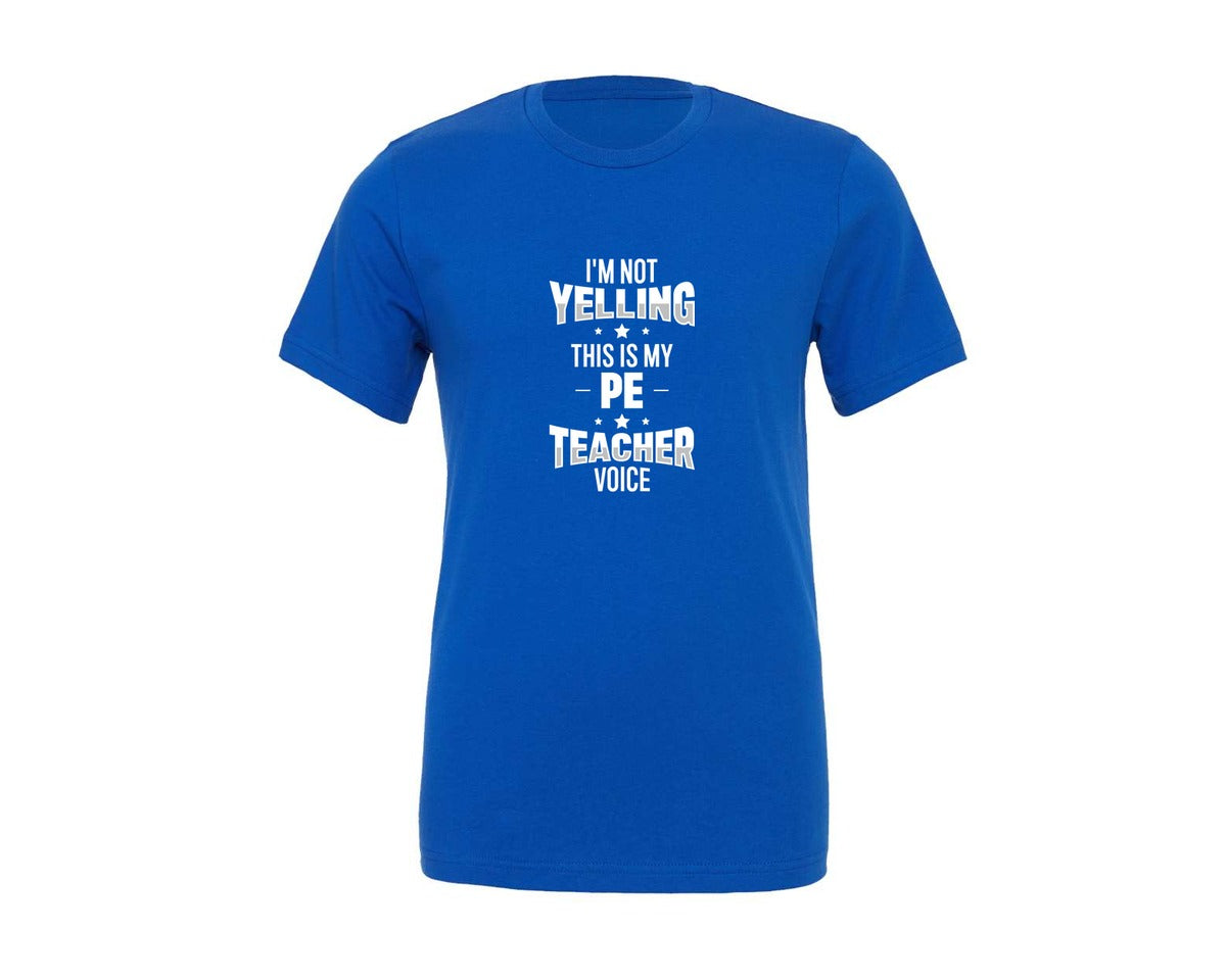 brand:Generic|color:True Royal Blue|Pe Teacher Physical Education Tshirt Graphic T-Shirt