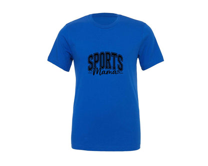 brand:Generic|color:True Royal Blue|Sports Mama Varsity Graphic T-Shirt