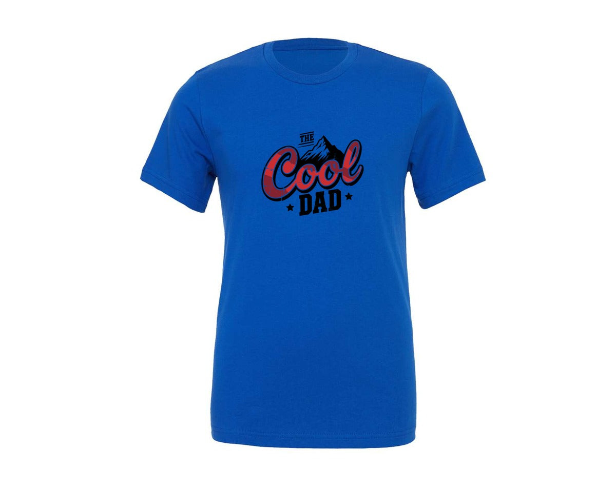 brand:Generic|color:True Royal Blue|The Cool Dad Fathers Day 2 Graphic T-Shirt