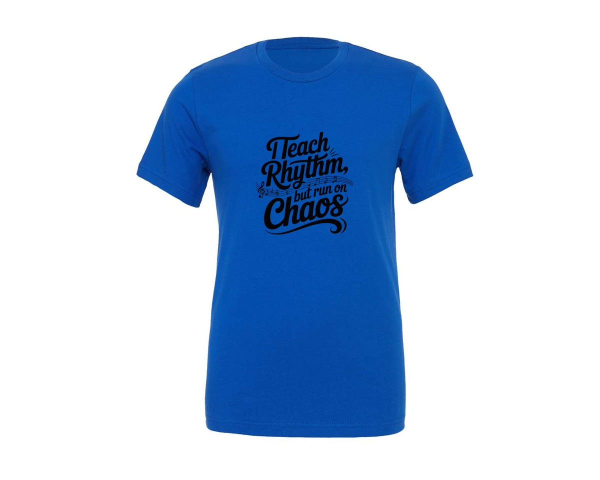 brand:Generic|color:True Royal Blue|Piano Teacher 2 Graphic T-Shirt
