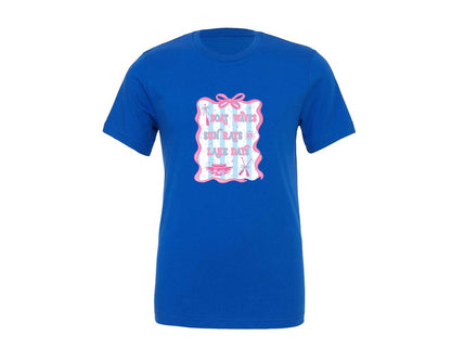 brand:Generic|color:True Royal Blue|Coquette Lake Days Boat Waves Sun Rays Graphic T-Shirt
