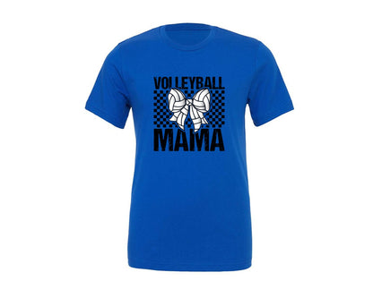 brand:Generic|color:True Royal Blue|Coquette Volleyball Mama Graphic T-Shirt