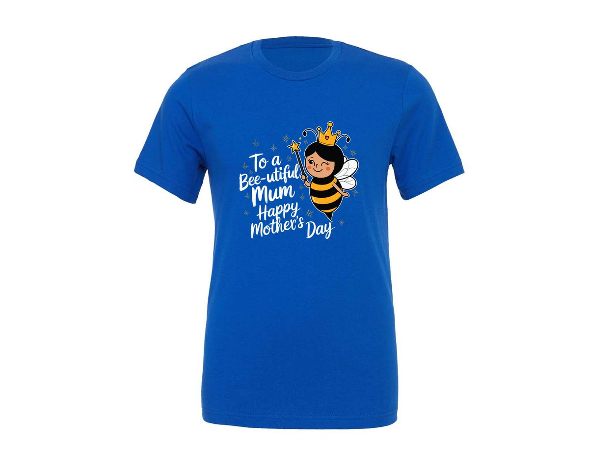 brand:Generic|color:True Royal Blue|Happy Mothers Day Mum Funny Pun Graphic T-Shirt