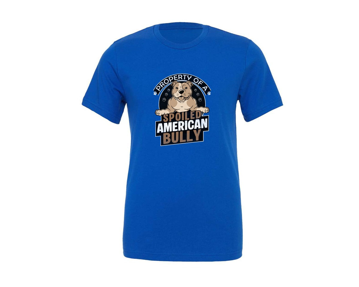 brand:Generic|color:True Royal Blue|Pitbull Dog T Shirt Design 2 Graphic T-Shirt