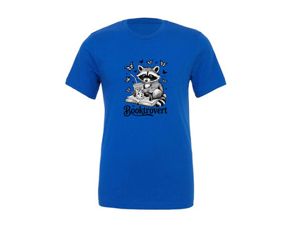 brand:Generic|color:True Royal Blue|Funny Book Lover Booktrovert Graphic T-Shirt