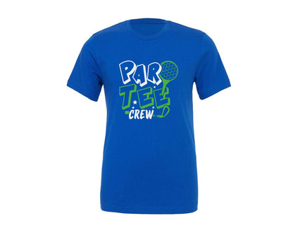 brand:Generic|color:True Royal Blue|Par Tee Crew Golf Quote Design 7 Graphic T-Shirt