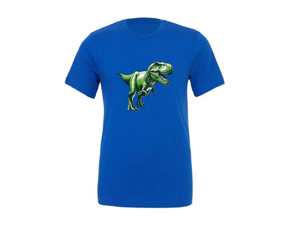 brand:Generic|color:True Royal Blue|Vintage Retro T Rex Dinosaur Graphic T-Shirt