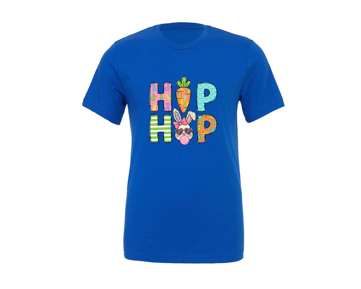 brand:Generic|color:True Royal Blue|Hip Hop Easter Graphic T-Shirt