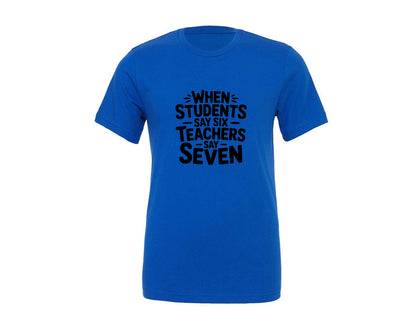 brand:Generic|color:True Royal Blue|Teacher Valentine Of 15 Graphic T-Shirt