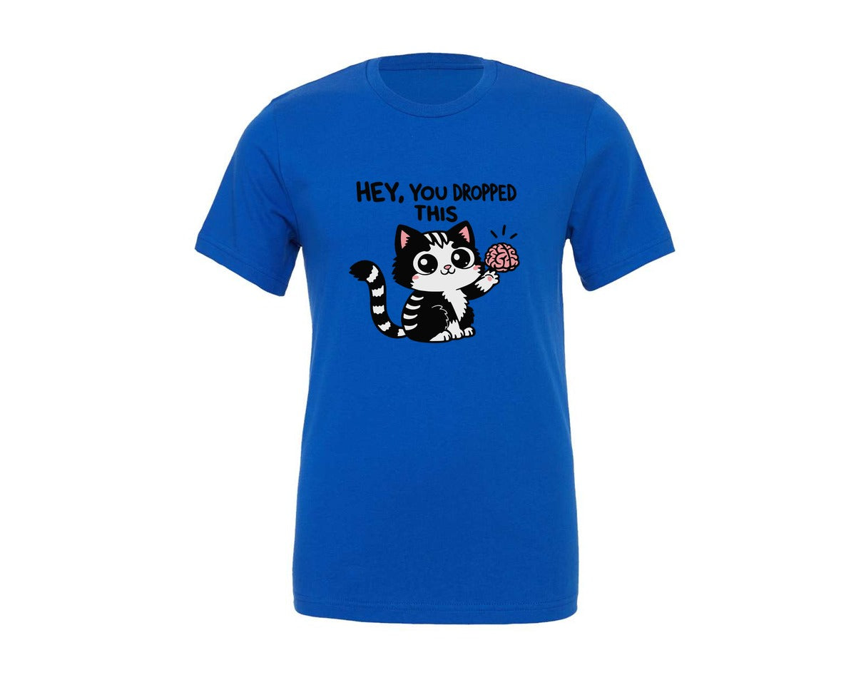 brand:Generic|color:True Royal Blue|Funny Cat Lover Cat Mom Graphic T-Shirt