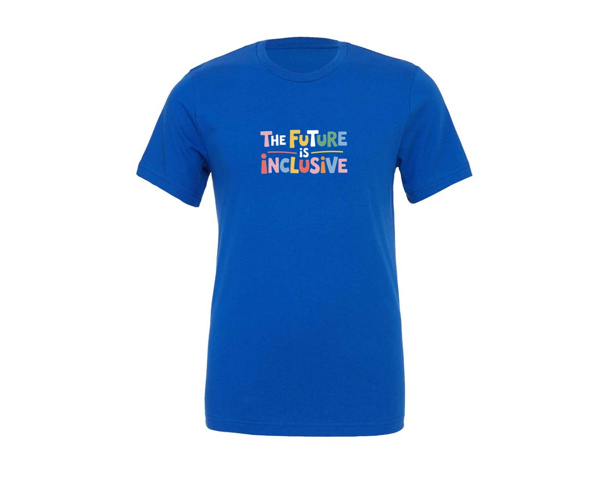 brand:Generic|color:True Royal Blue|The Future Is Inclusive 3 Graphic T-Shirt