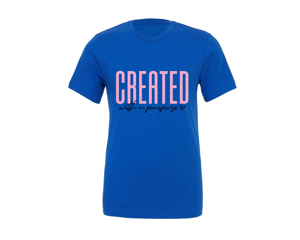 brand:Generic|color:True Royal Blue|Christian Valentine Sleeve 2 Graphic T-Shirt