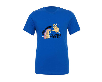 brand:Generic|color:True Royal Blue|Dont Forget To Water Yourself Graphic T-Shirt
