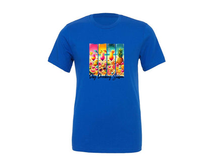 brand:Generic|color:True Royal Blue|Day Drinking Season Summer Drinking Graphic T-Shirt