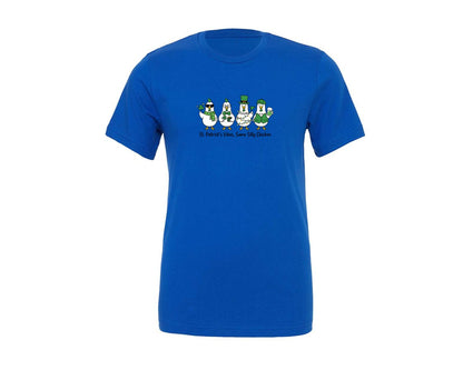 brand:Generic|color:True Royal Blue|St Patricks Vibes Same Silly Chicken 2 Graphic T-Shirt