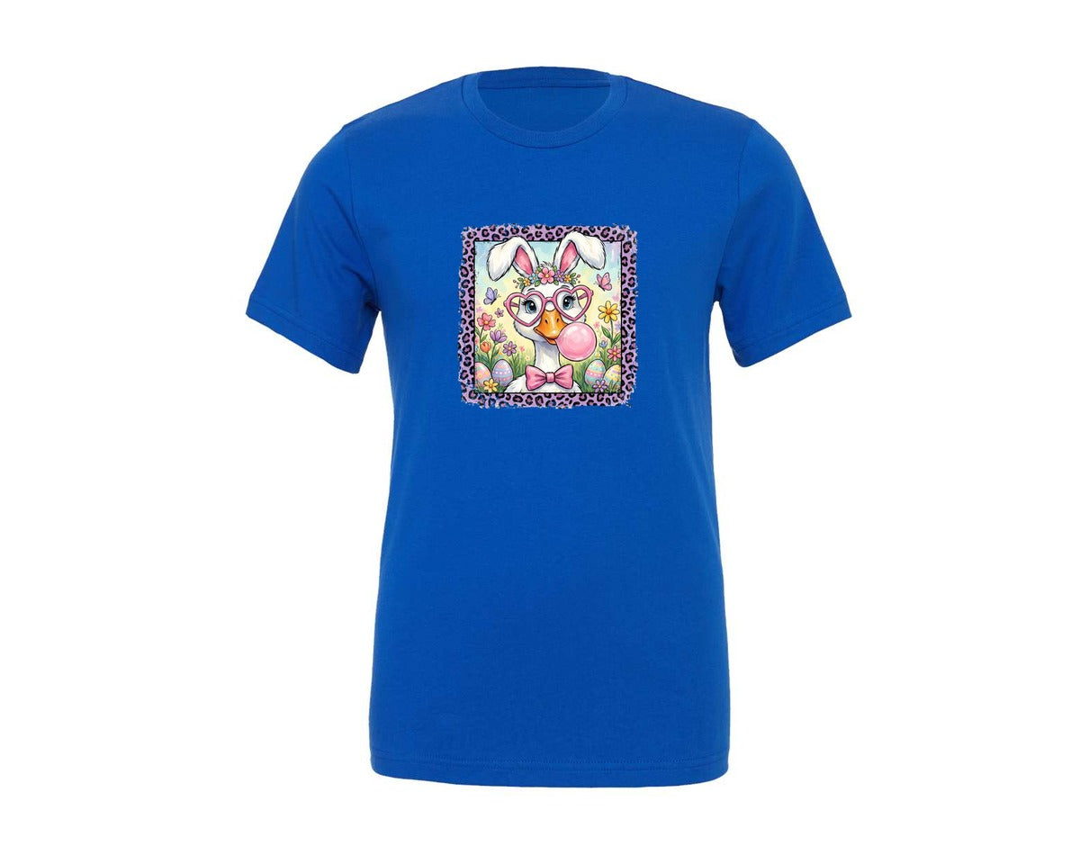 brand:Generic|color:True Royal Blue|Cute Easter Goose 3 Graphic T-Shirt