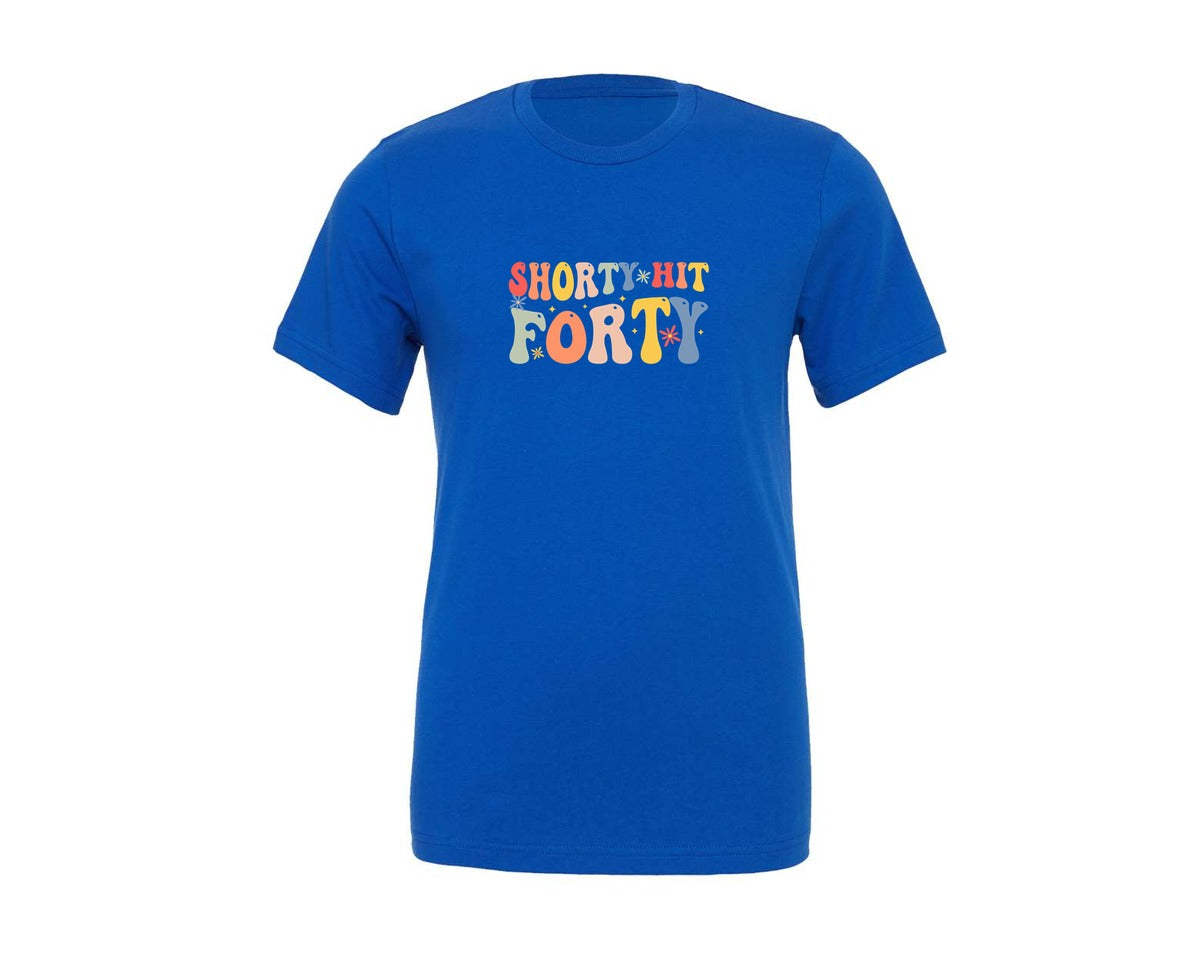 brand:Generic|color:True Royal Blue|Shorty Hit Forty 3 Graphic T-Shirt