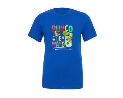 brand:Generic|color:True Royal Blue|Bunco De Mayo T Shirt Graphic T-Shirt