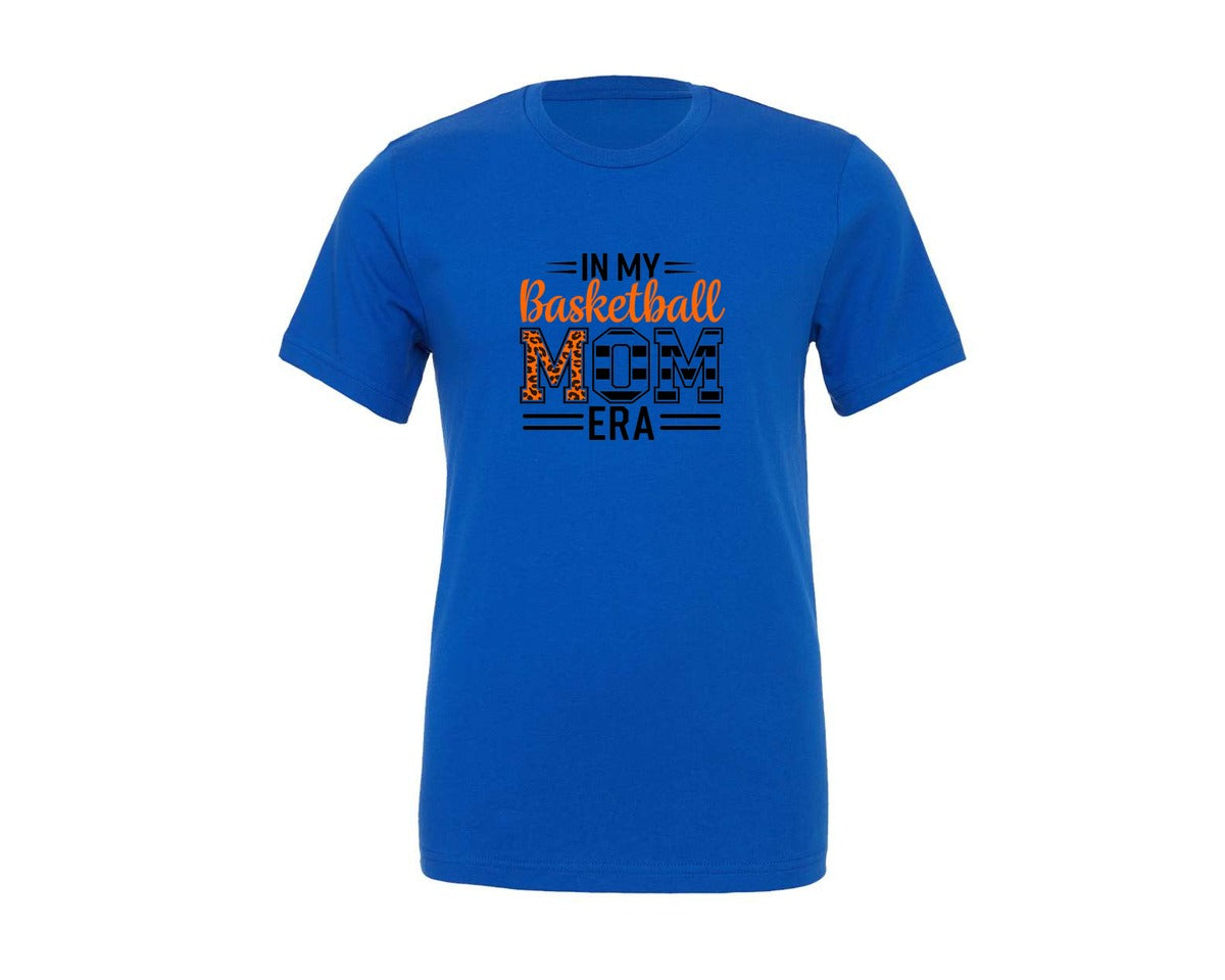 brand:Generic|color:True Royal Blue|In My Basketball Mom Era T Shirt Design 9 Graphic T-Shirt