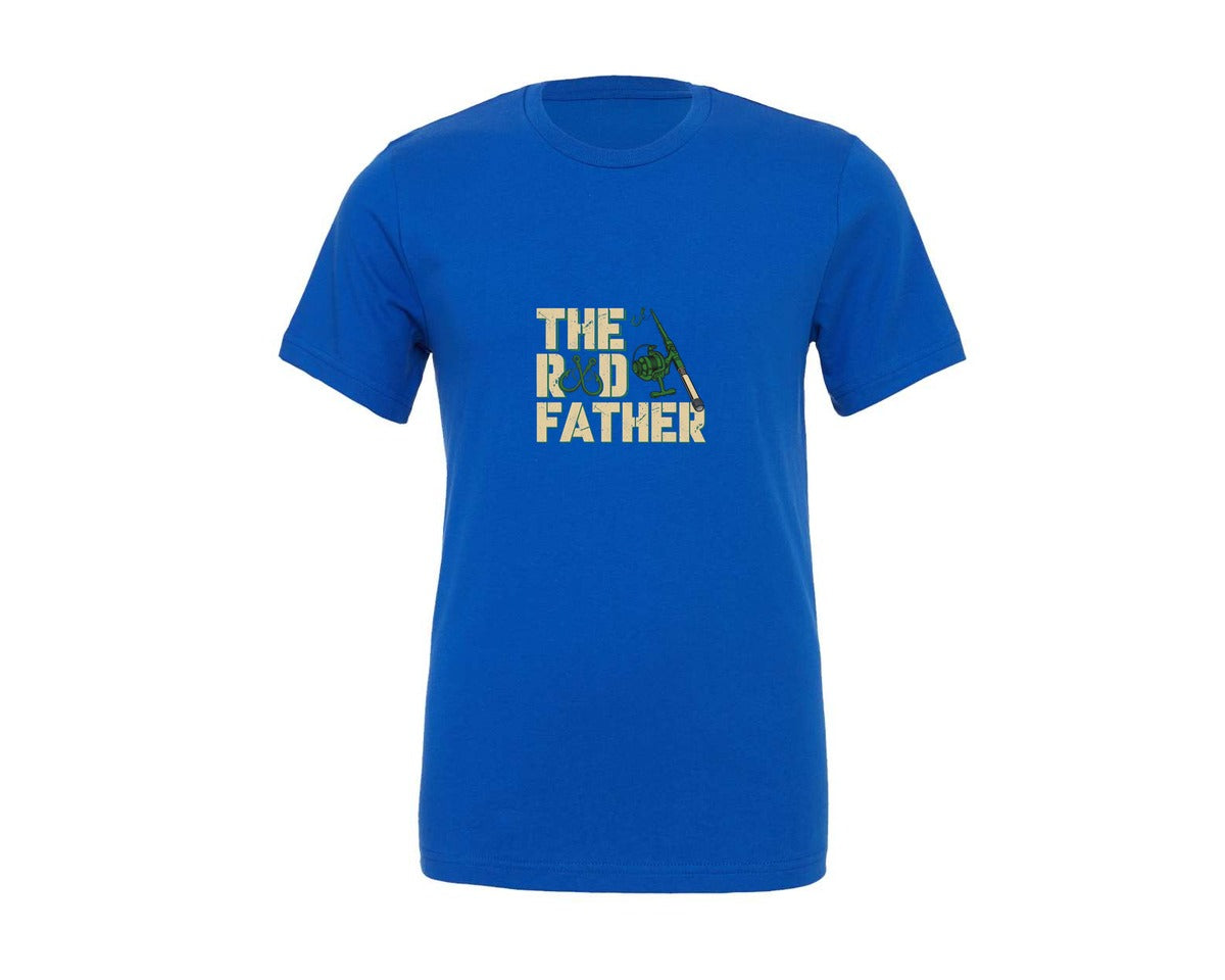 brand:Generic|color:True Royal Blue|The Rod Father Fathers Day T Shirt Graphic T-Shirt