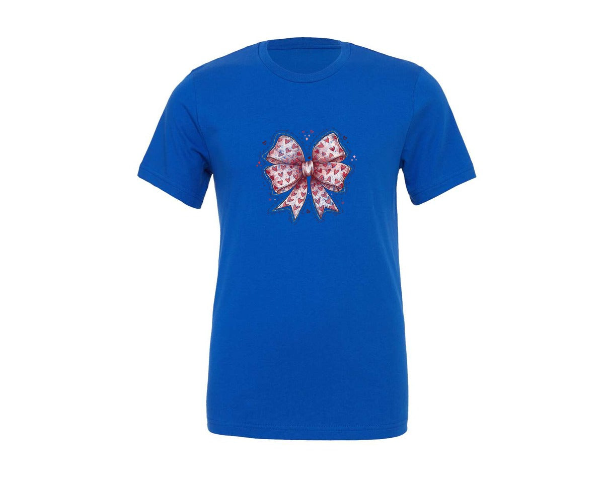 brand:Generic|color:True Royal Blue|Jesus Pink Valentine Leopard Graphic T-Shirt