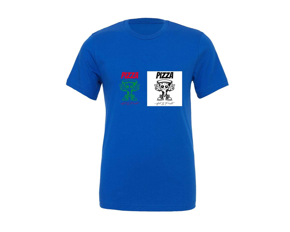 brand:Generic|color:True Royal Blue|Pizza Hot Fresh Funny Slice Graphic T-Shirt
