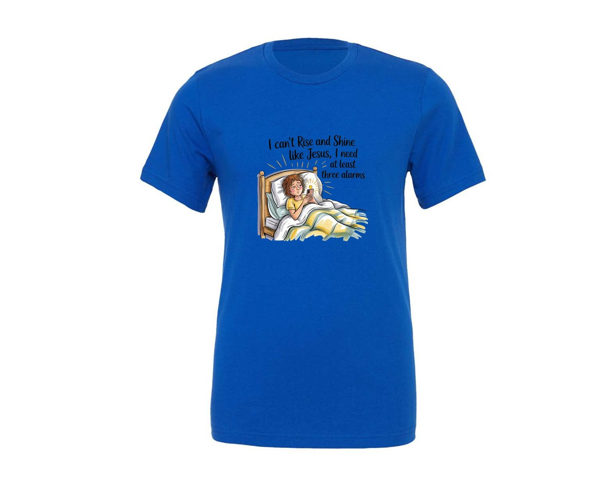 brand:Generic|color:True Royal Blue|Christian Easter 2 Graphic T-Shirt
